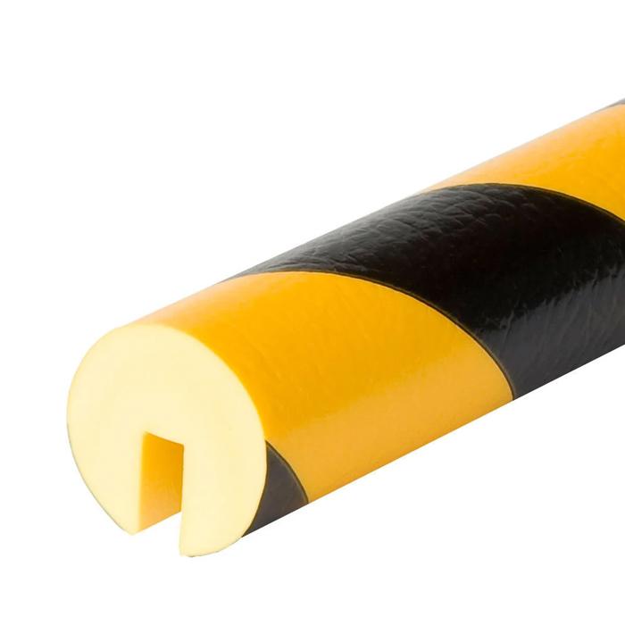 PROTECTOR PU ANTI GOLPES PARA BORDE TIPO U DE Ø40 MM X 1 MT LARGO