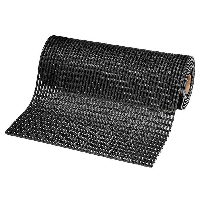 ALFOMBRA ANTIFATIGA REJILLA PVC NEGRO ANTIDESLIZANTE EN ROLLO 0,90 x 10 MTS ROAMAT-2001