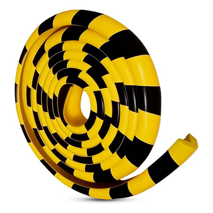 PROTECTOR NBR ANTI GOLPES PARA BORDE TIPO L 35 MM ANCHO X 5 MTS LARGO