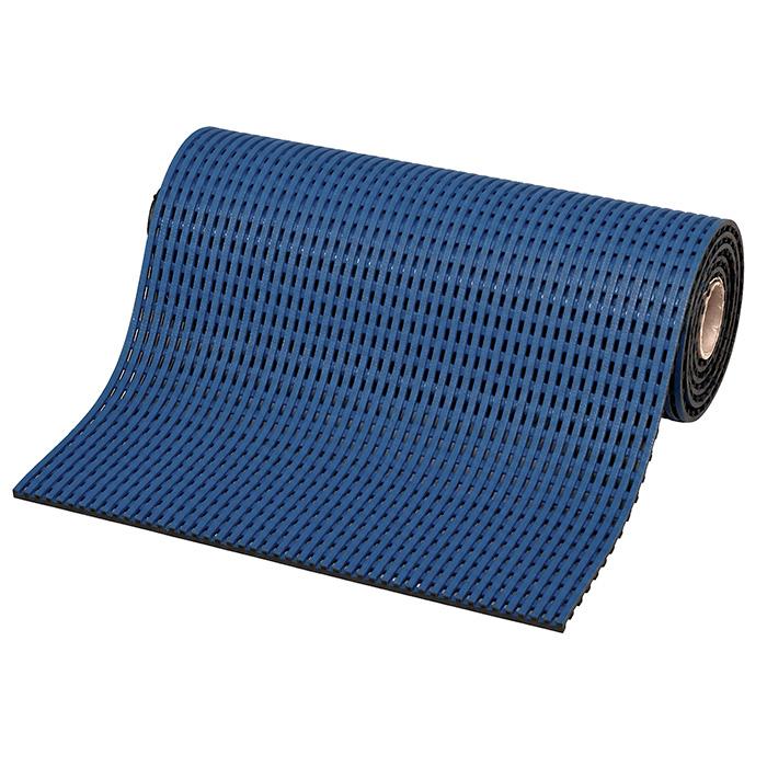 ALFOMBRA ANTIFATIGA REJILLA PVC AZUL/ NEGRO ANTIDESLIZANTE EN ROLLO 0,90 x 10 MTS ROAMAT-2003