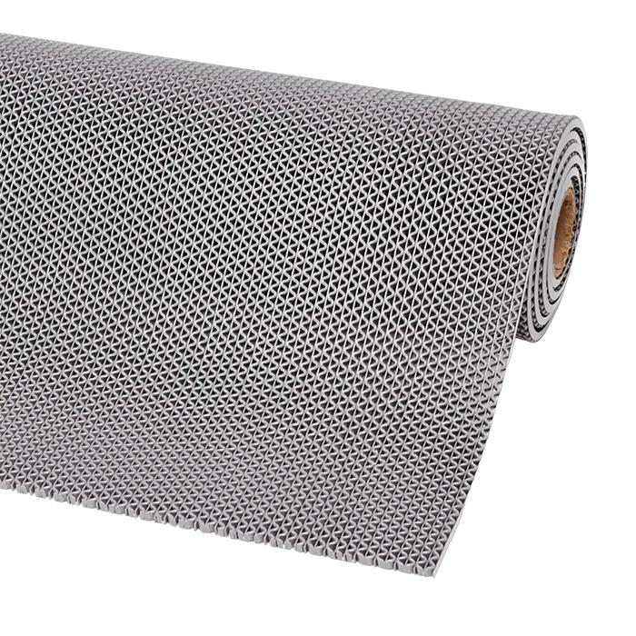 ALFOMBRA ANTIDESLIZANTE ZIG ZAG TIPO Z 1,20 X 12 MTS X 8 MM GRIS ROAMAT-05